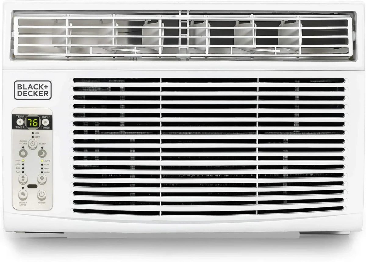 BLACK+DECKER Window Air Conditioner 12000 BTU, White