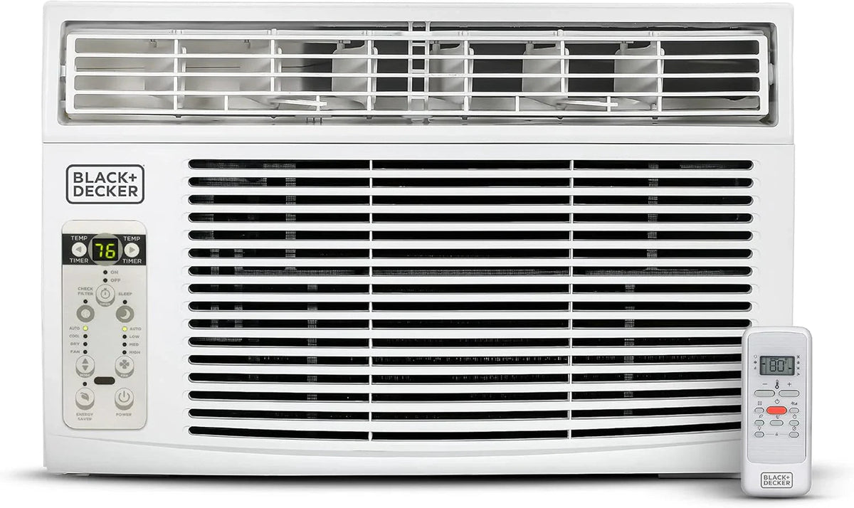 BLACK+DECKER Window Air Conditioner 12000 BTU, White