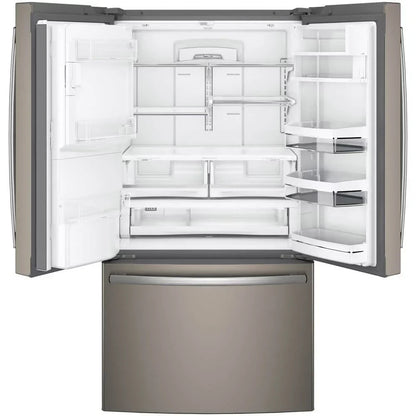 GE French Door Refrigerator 36 in 27.8 cu. ft. Slate - PFE28KMKES