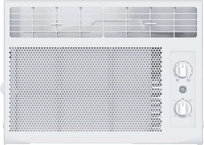 GE Window Air Conditioner, 5,000 BTU, White, 150 sq ft - Mechanical Controls