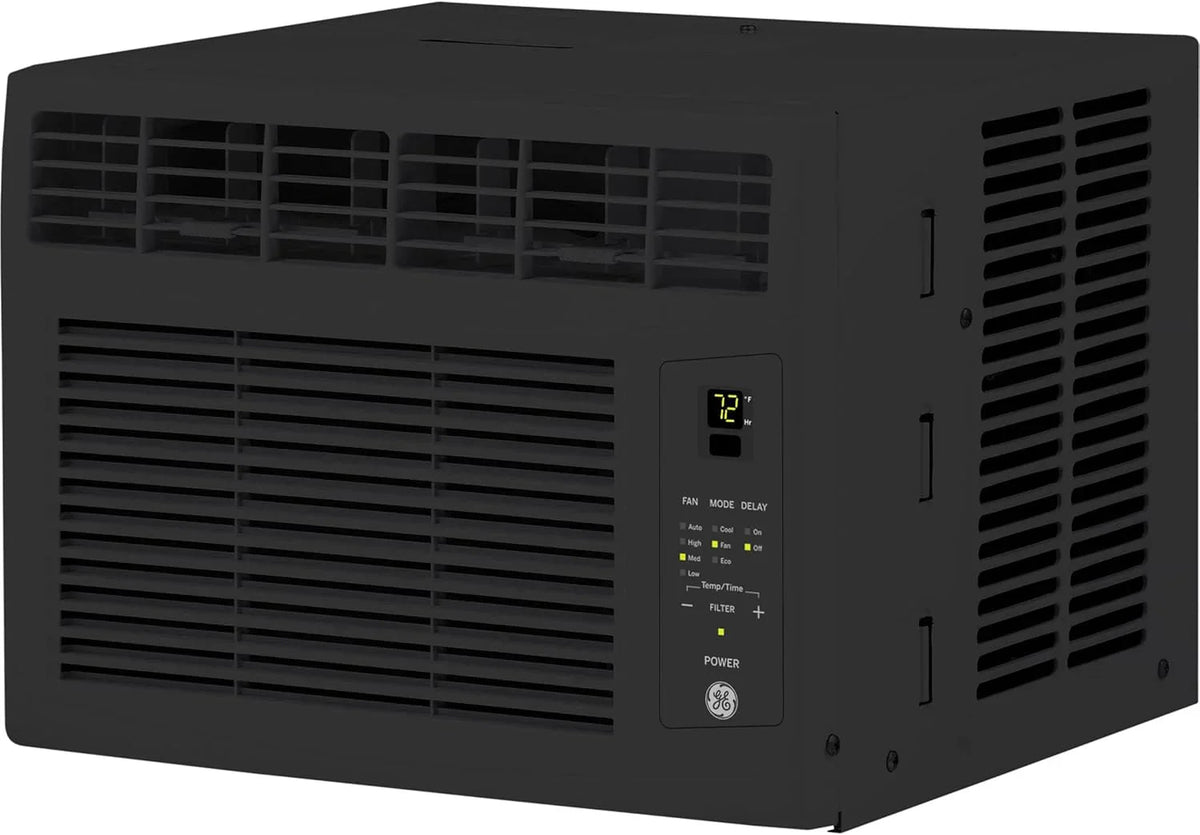 GE Window Air Conditioner, 5,000 BTU, White, 150 sq ft - Mechanical Controls