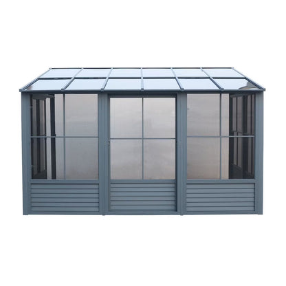 Gazebo Penguin Wall-Mounted Gazebo, 10 x 12, Aluminum Frame With UV Protection - Florence